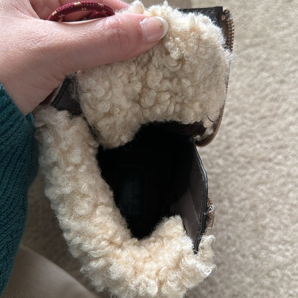 Naturalizer Varuna 2 Oatmeal Suede Side Zip Heeled Boots Women’s Size 9.5 - Picture 9 of 10